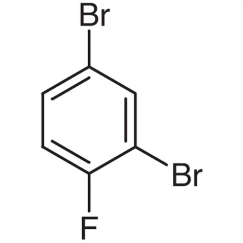 2,4-Dibromo-1-fluorobenzene 化学構造