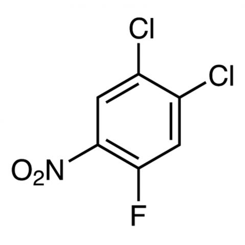 1,2-Dichloro-4-fluoro-5-nitrobenzene Chemical Structure