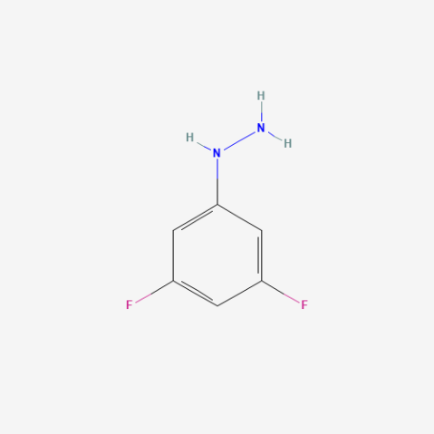 3,5-Difluorophenylhydrazine hydrochloride Chemical Structure