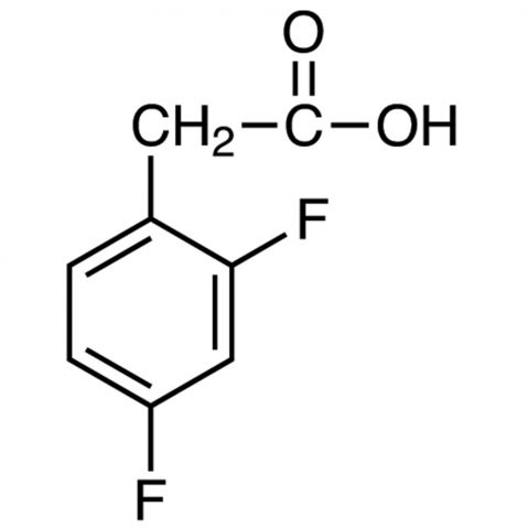 2,4-Difluorophenylacetic acid Chemical Structure