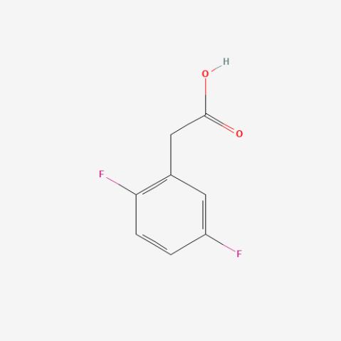 2,5-Difluorophenylacetic acid Chemische Struktur