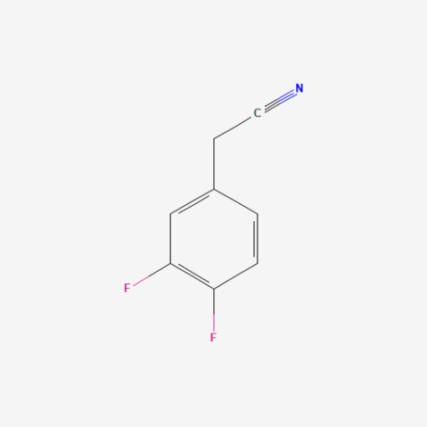 3,4-Difluorophenylacetonitrile Chemical Structure