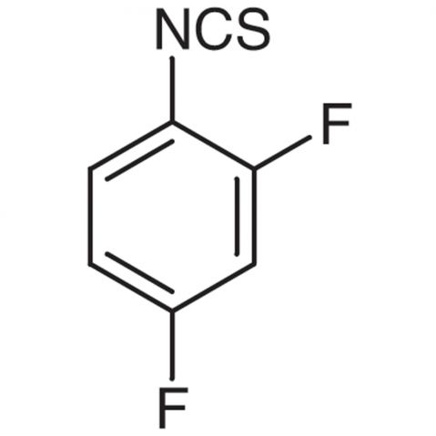 2,4-Difluorophenyl isothiocyanate 化学構造