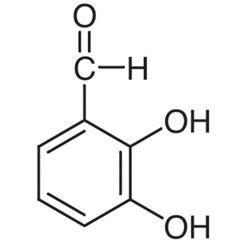 2,3-Dihydroxybenzaldehyde Chemical Structure