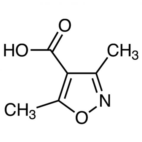 3,5-Dimethylisoxazole-4-carboxylic acid Chemical Structure