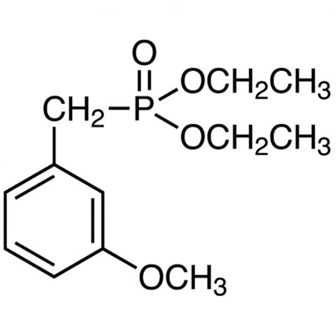 (3-Methoxybenzyl)phosphonic Acid Diethyl Ester 化学構造