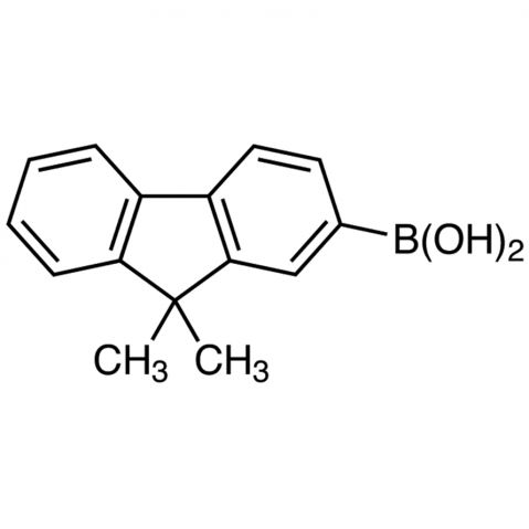 9,9-Dimethylfluoren-2-boronic Acid (contains varying amounts of Anhydride) 化学構造