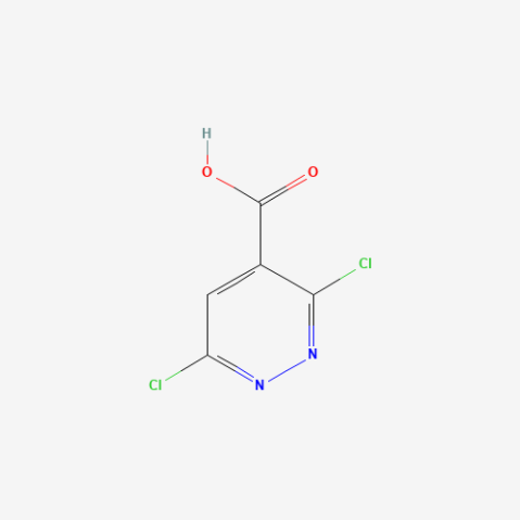 3,6-Dichloropyridazine-4-carboxylic acid التركيب الكيميائي