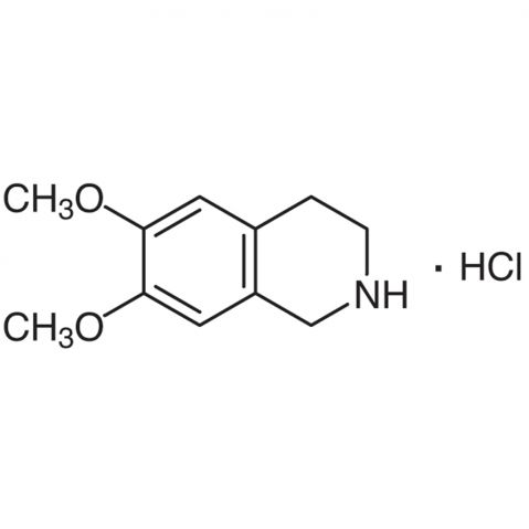 6,7-Dimethoxy-1,2,3,4-tetrahydroisoquinoline hydrochloride Chemische Struktur