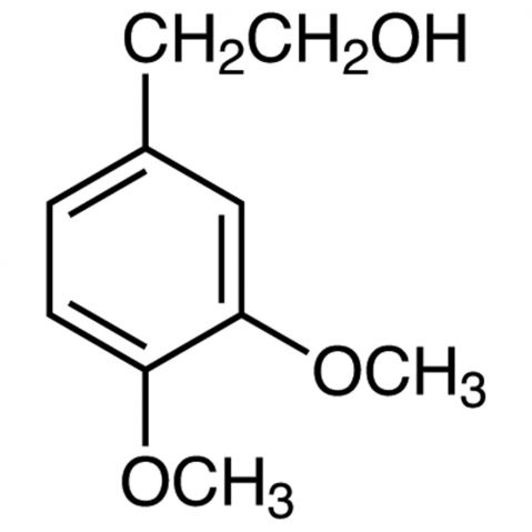 2-(3,4-Dimethoxyphenyl)ethanol 化学構造