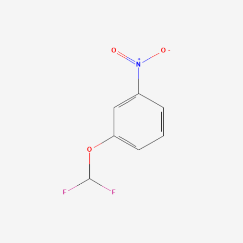 3-(Difluoromethoxy)nitrobenzene 化学構造