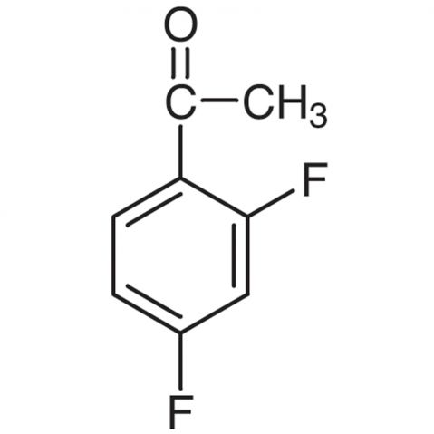 2′,4′-Difluoroacetophenone 化学構造