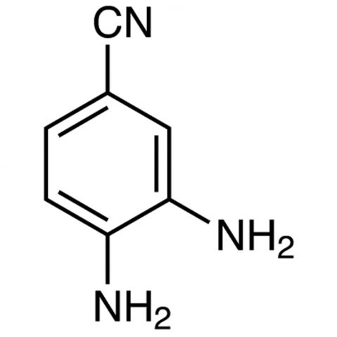 3,4-Diaminobenzonitrile Chemical Structure