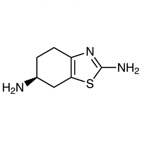 (S)-(-)-2,6-Diamino-4,5,6,7-tetrahydrobenzothiazole التركيب الكيميائي