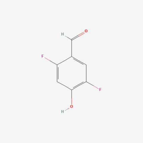 2,5-Difluoro-4-hydroxybenzaldehyde Chemical Structure