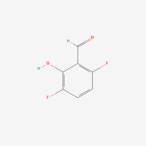 3,6-Difluorosalicylaldehyde Chemische Struktur