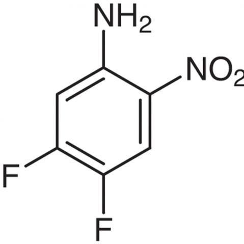 4,5-Difluoro-2-nitroaniline التركيب الكيميائي