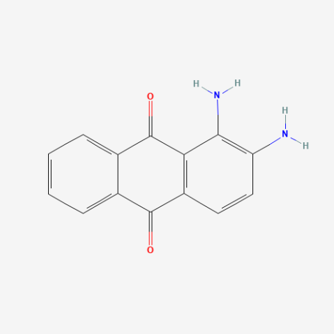 1,2-Diaminoanthraquinone Chemical Structure