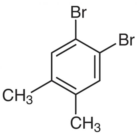 1,2-Dibromo-4,5-dimethylbenzene 化学構造