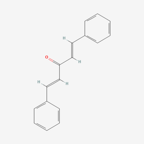 1,5-Diphenyl-1,4-Pentadien-3-One Chemische Struktur