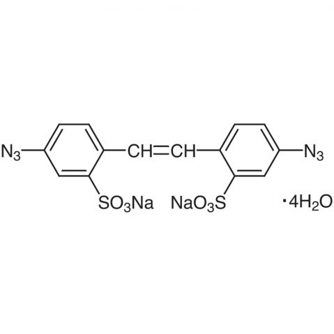 4,4'-Diazido-2,2'-stilbenedisulfonic acid disodium salt tetrahydrate التركيب الكيميائي