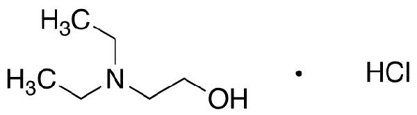 2-Diethylaminoethanol Hydrochloride 化学構造