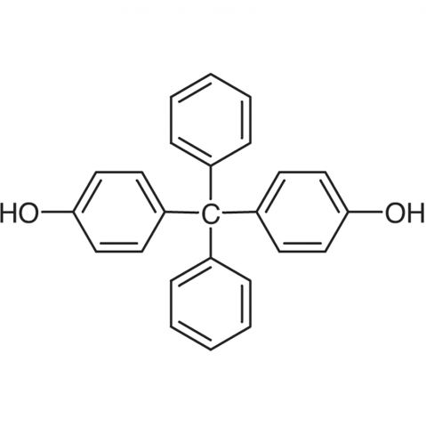 4,4'-Dihydroxytetraphenylmethane Chemical Structure