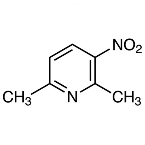 2,6-Dimethyl-3-nitropyridine Chemical Structure