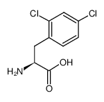 2,4-Dichloro-L-phenylalanine التركيب الكيميائي