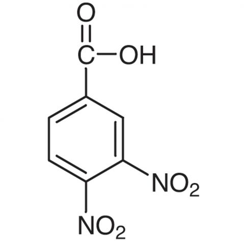 3,4-Dinitrobenzoic Acid Chemische Struktur