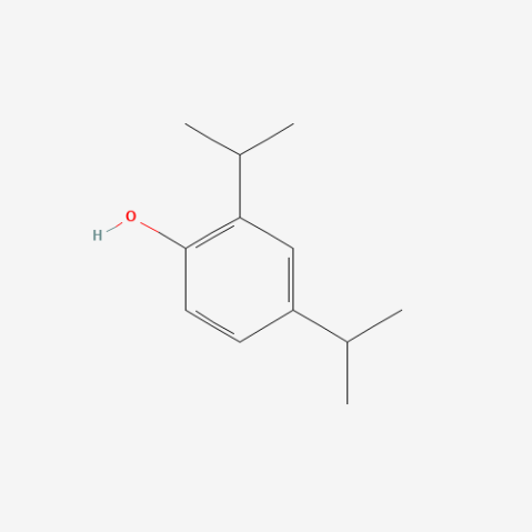 2，4-Diisopropylphenol Chemische Struktur