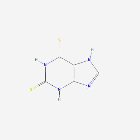 2,6-Dimercaptopurine Chemical Structure