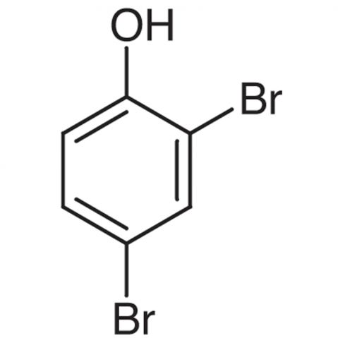 2,4-Dibromophenol 化学構造