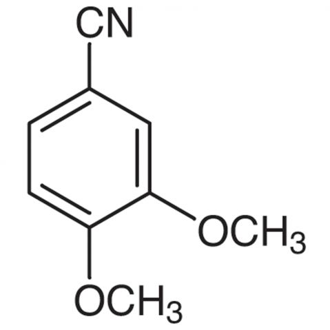 3,4-Dimethoxybenzonitrile 化学構造