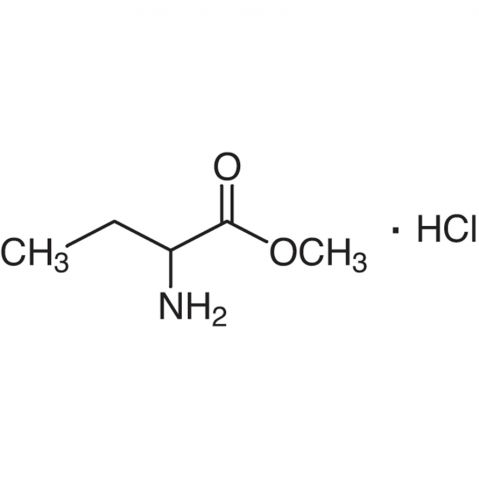 DL-2-Aminobutyric Acid Methyl Ester Hydrochloride Chemical Structure