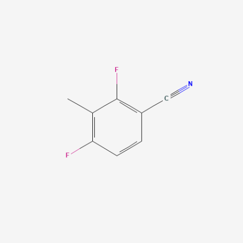 2,4-Difluoro-3-methylbenzonitrile Chemische Struktur