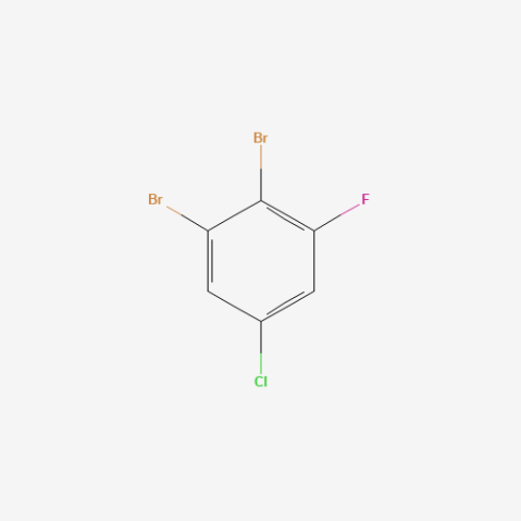 1,2-Dibromo-5-chloro-3-fluorobenzene Chemical Structure