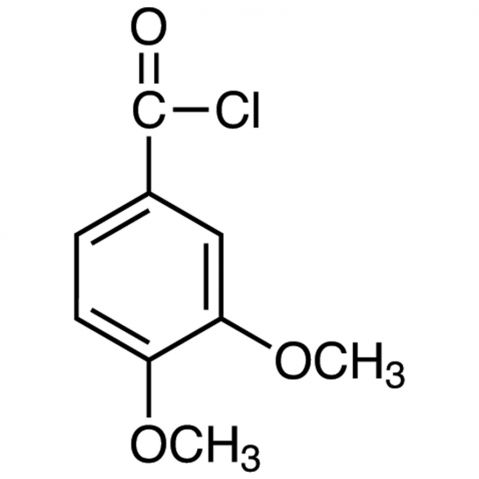 3,4-Dimethoxybenzoyl Chloride 化学構造