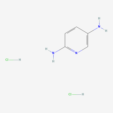 2，5-Diaminopyridine dihydrochloride التركيب الكيميائي