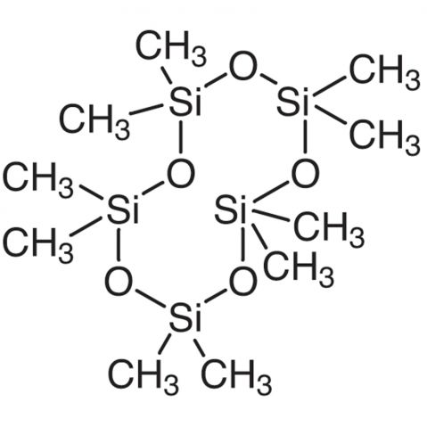 Decamethylcyclopentasiloxane Chemical Structure