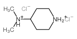 4-(dimethylamino)piperidine Dihydrochloride 化学構造