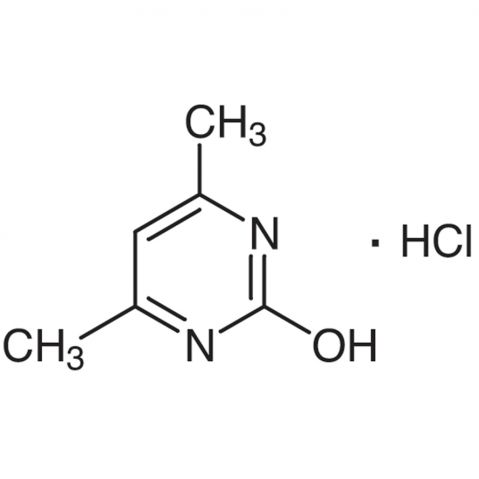 4,6-Dimethyl-2-hydroxypyrimidine Hydrochloride Chemical Structure