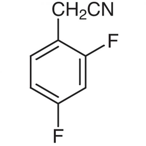 2,4-Difluorobenzyl Cyanide Chemical Structure