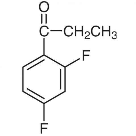 2',4'-Difluoropropiophenone Chemische Struktur