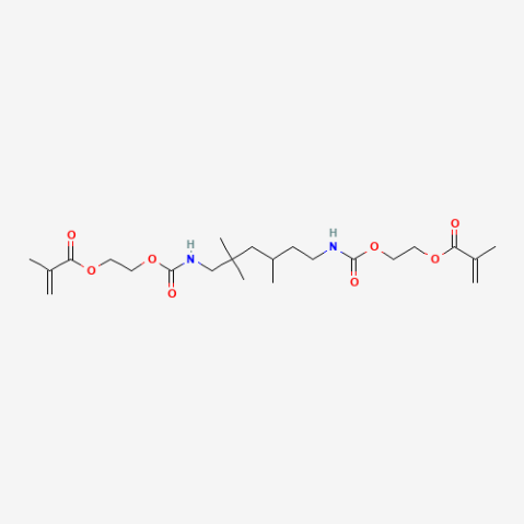 Diurethane Dimethacrylate(Mixture of Isomers) 化学構造