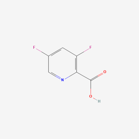 3,5-difluoropyridine-2-carboxylic Acid التركيب الكيميائي