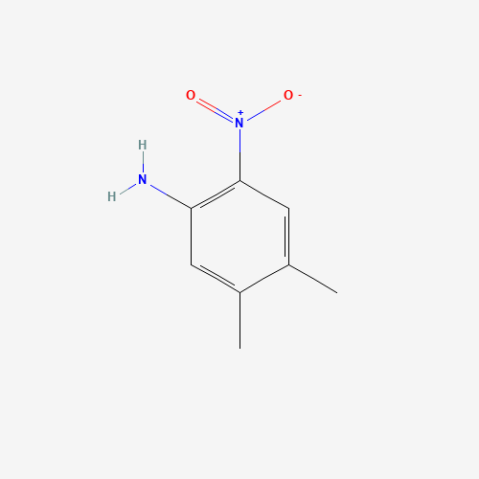 4，5-Dimethyl-2-nitroaniline Chemical Structure