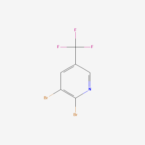 2,3-Dibromo-5-(trifluoromethyl)pyridine Chemical Structure