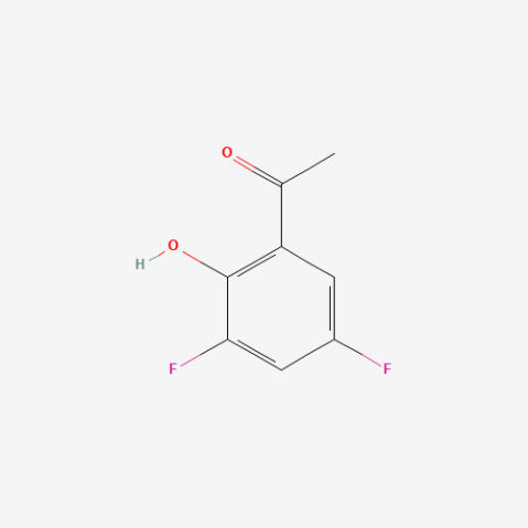 3',5'-Difluoro-2'-hydroxyacetophenone 化学構造