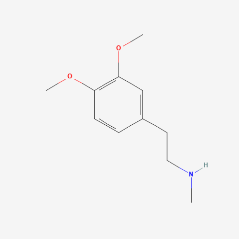 2-(3，4-Dimethoxyphenyl)-N-methylethylamine Chemische Struktur